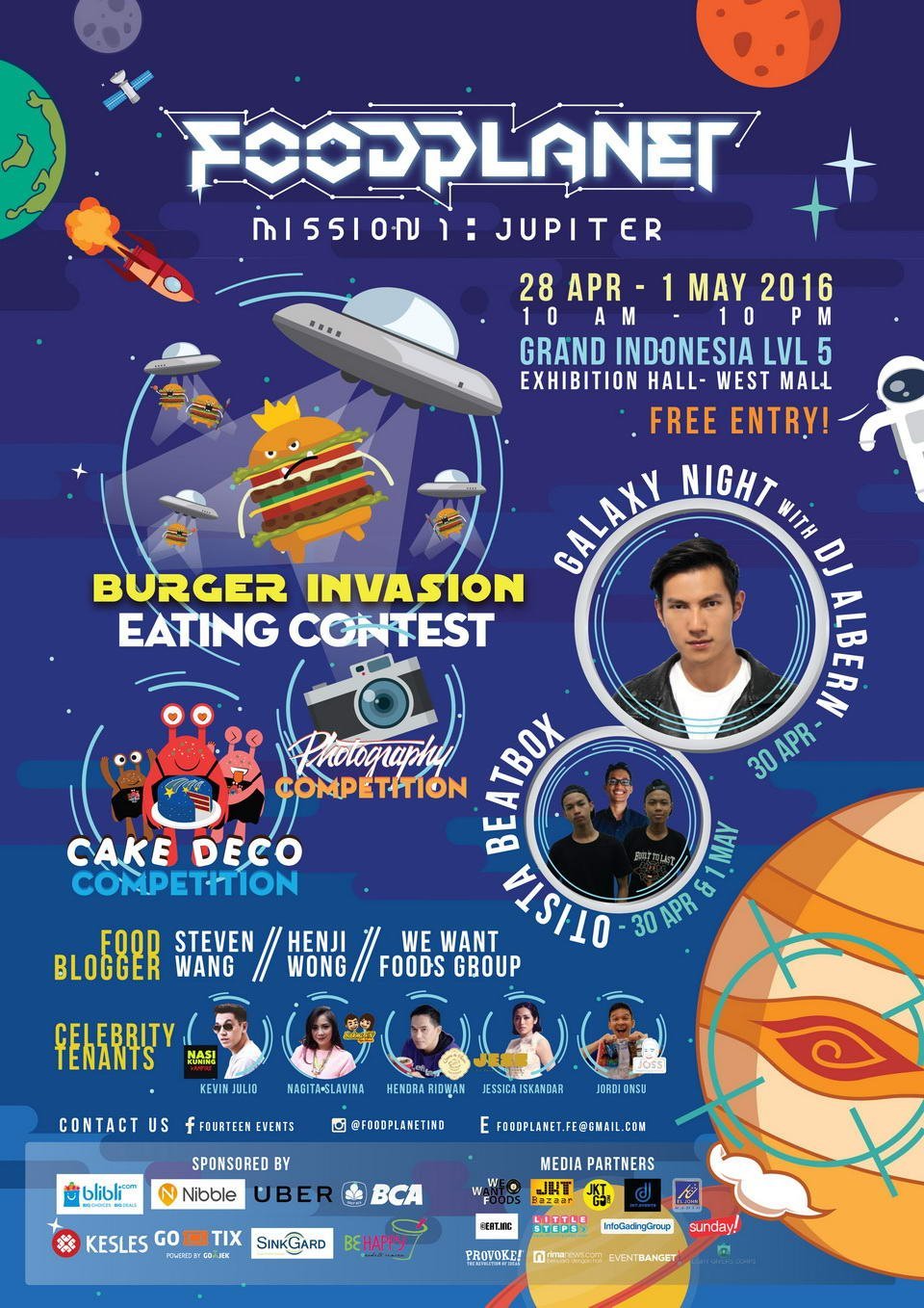 FOOD PLANET “JUPITER”: Bazaar Yang Nggak Boleh kamu Lewatkan Weekend Ini!